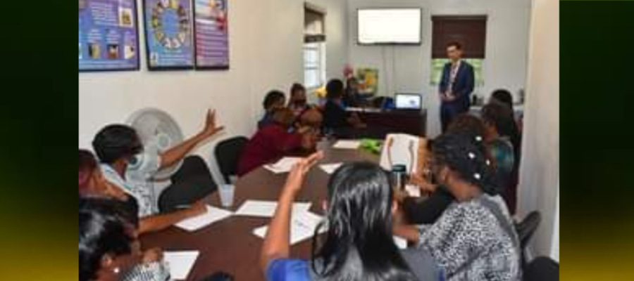 National Library & Information Services Receive Database Training